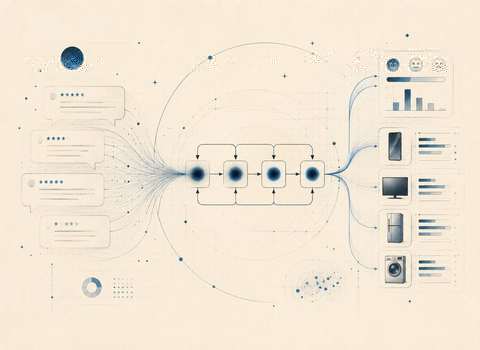 LSTM text-classification pipeline for product reviews